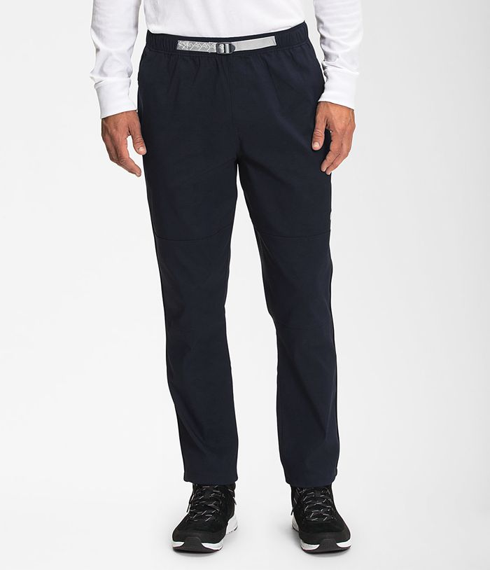 The North Face Pants Class V Belted Navy - Mens - Thailand KEYFW-9342